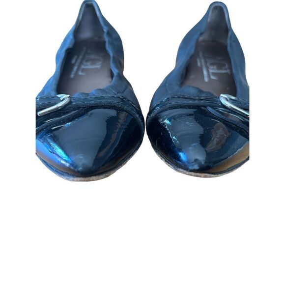 AGL black cap-toe ballet flats - Picture 2 of 6